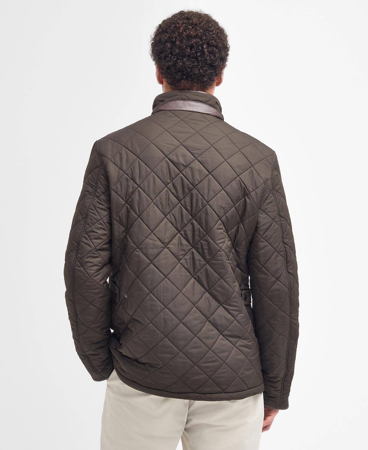 Barbour Powell Quilted Jacket - Olive MQU0281OL51_04back