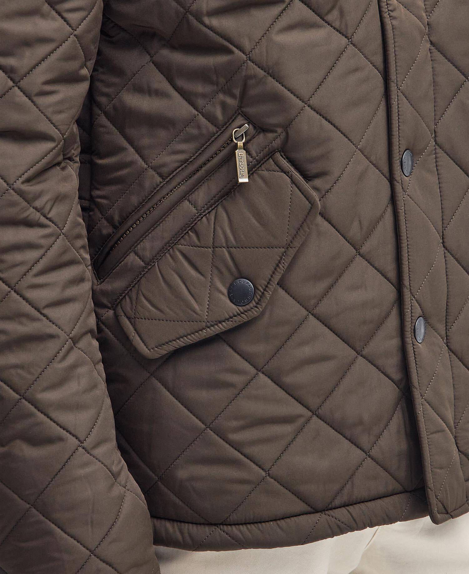 Barbour Powell Quilted Jacket - Olive MQU0281OL51_05detailc