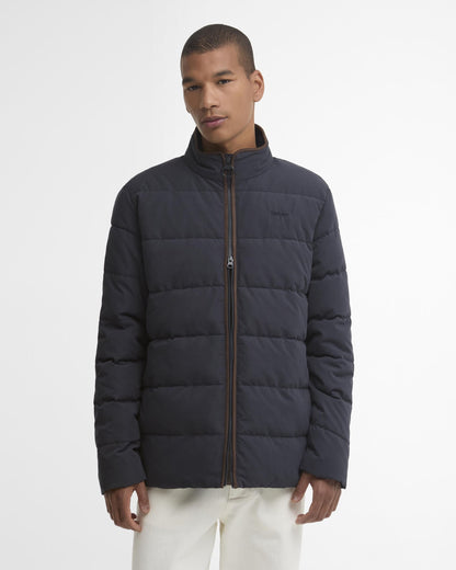 Barbour Noree Quilted Jacket Dark Navy - front
