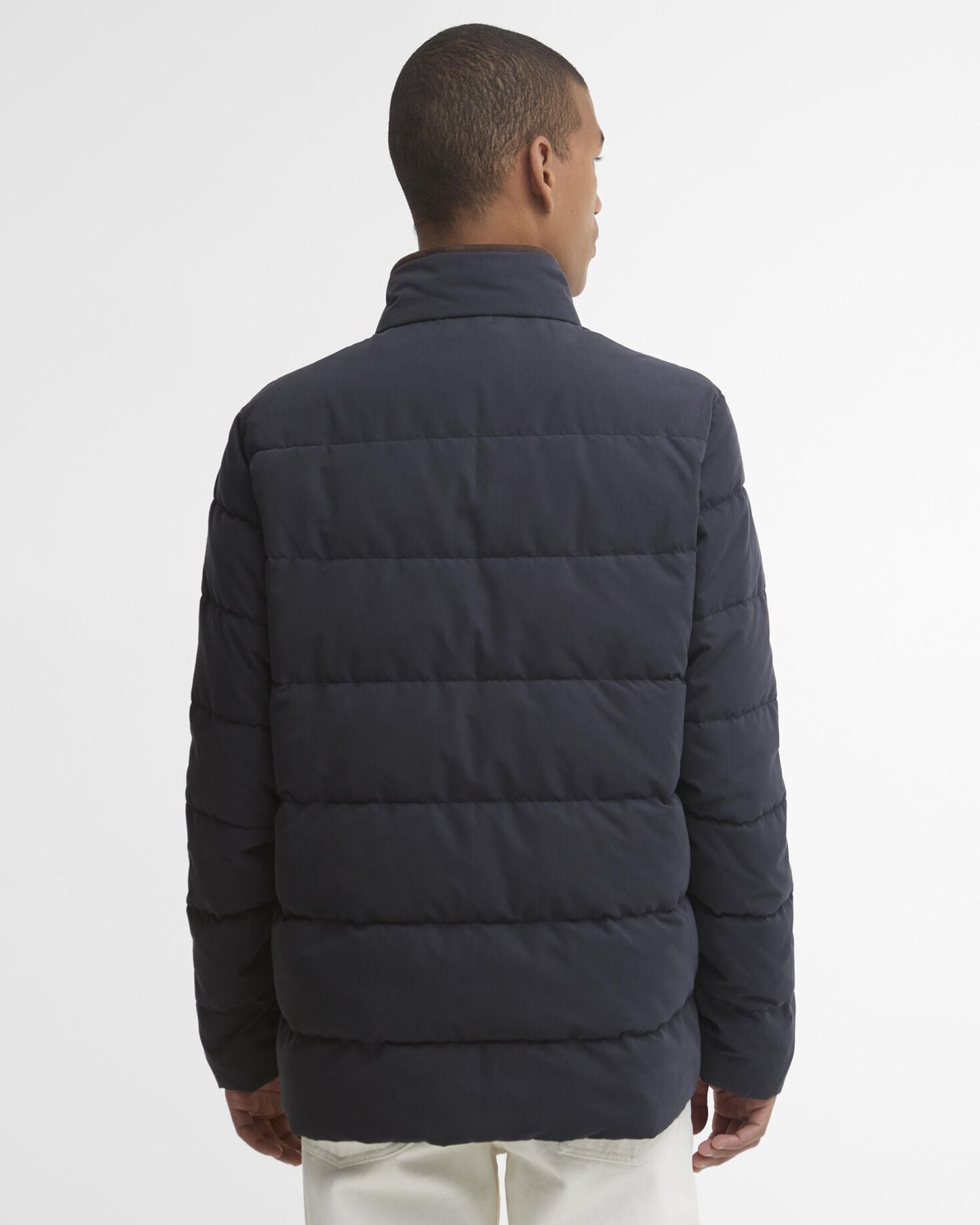 Barbour Noree Quilted Jacket Dark Navy - back