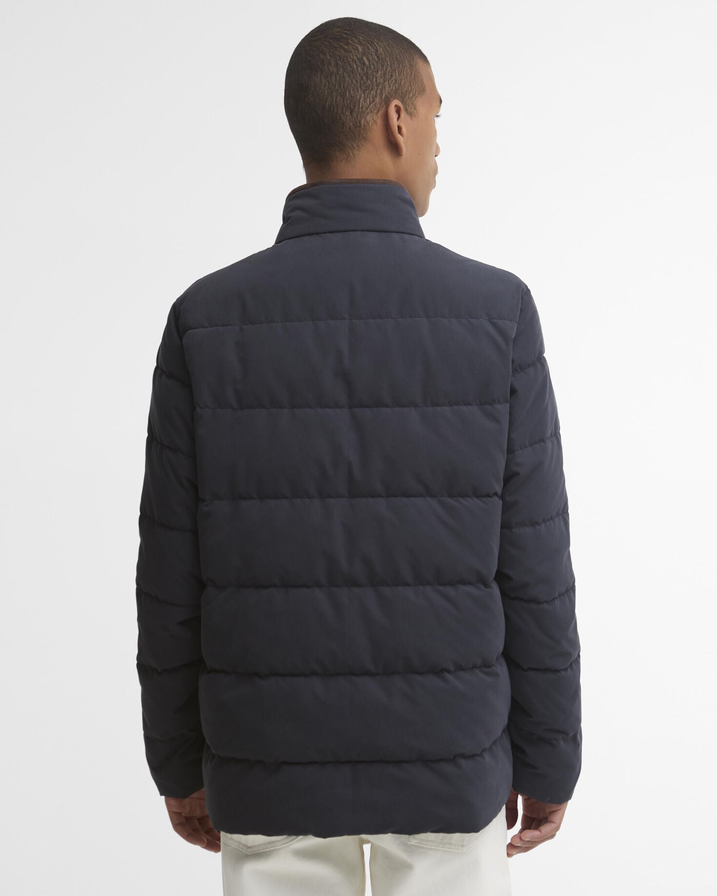 Barbour Noree Quilted Jacket Dark Navy - back