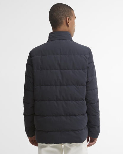 Barbour Noree Quilted Jacket Dark Navy - back
