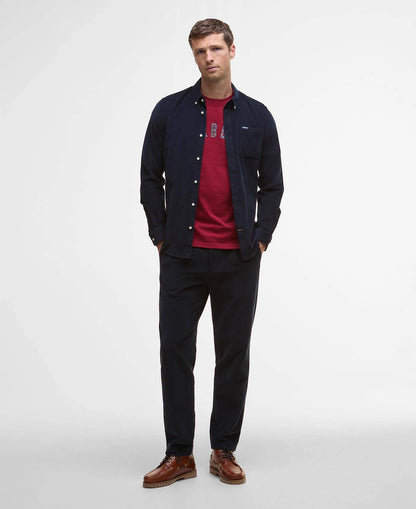 Barbour Ramsey Tailored Long-Sleeved Shirt - Navy/Red MSH5001MI32_03getthelook