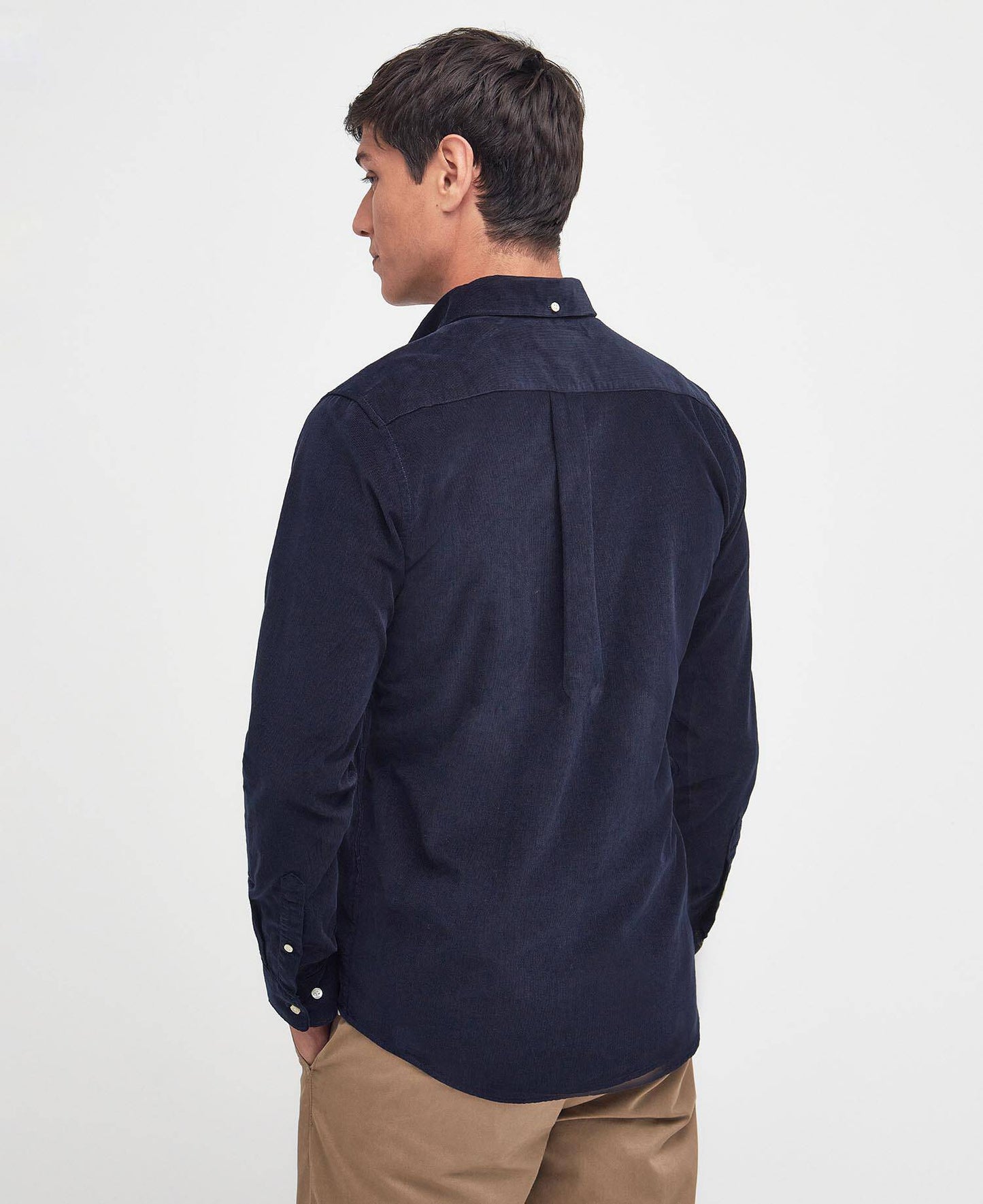 Barbour Ramsey Tailored Long-Sleeved Shirt - Classic Navy MSH5001NY91_04back