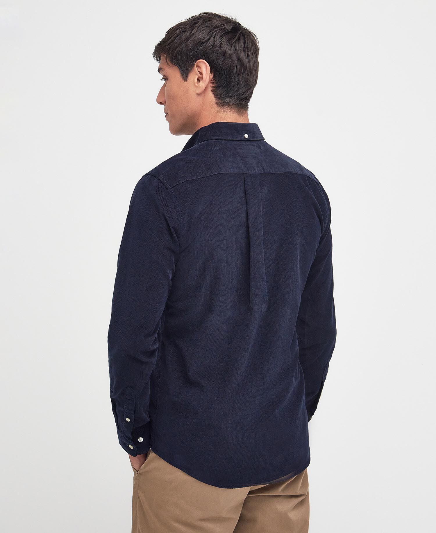 Barbour Ramsey Tailored Shirt Navy - back