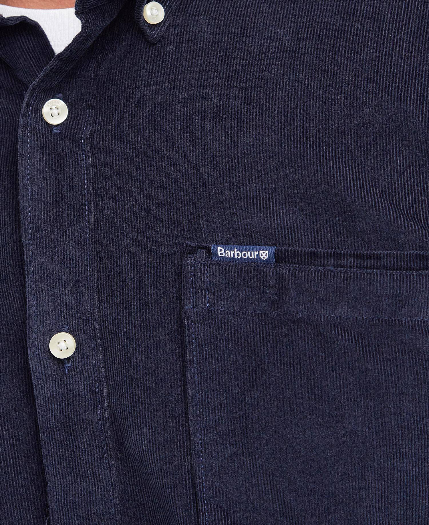 Barbour Ramsey Tailored Long-Sleeved Shirt - Classic Navy MSH5001NY91_05detaild