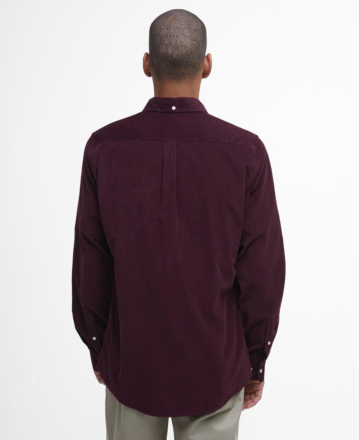 Barbour Ramsey Tailored Shirt Winter Red - back