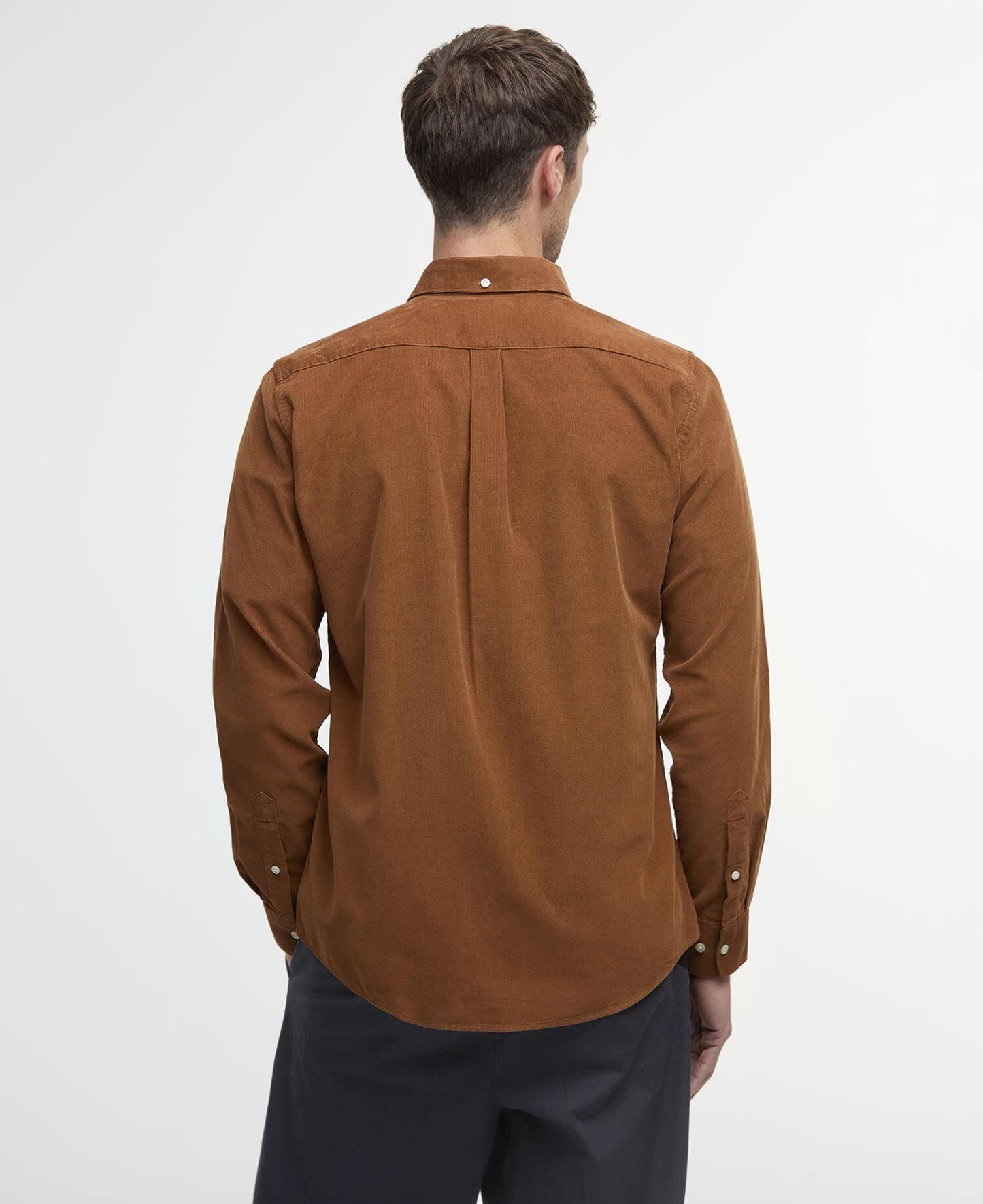 Barbour Ramsey Tailored Shirt Sandstone - back
