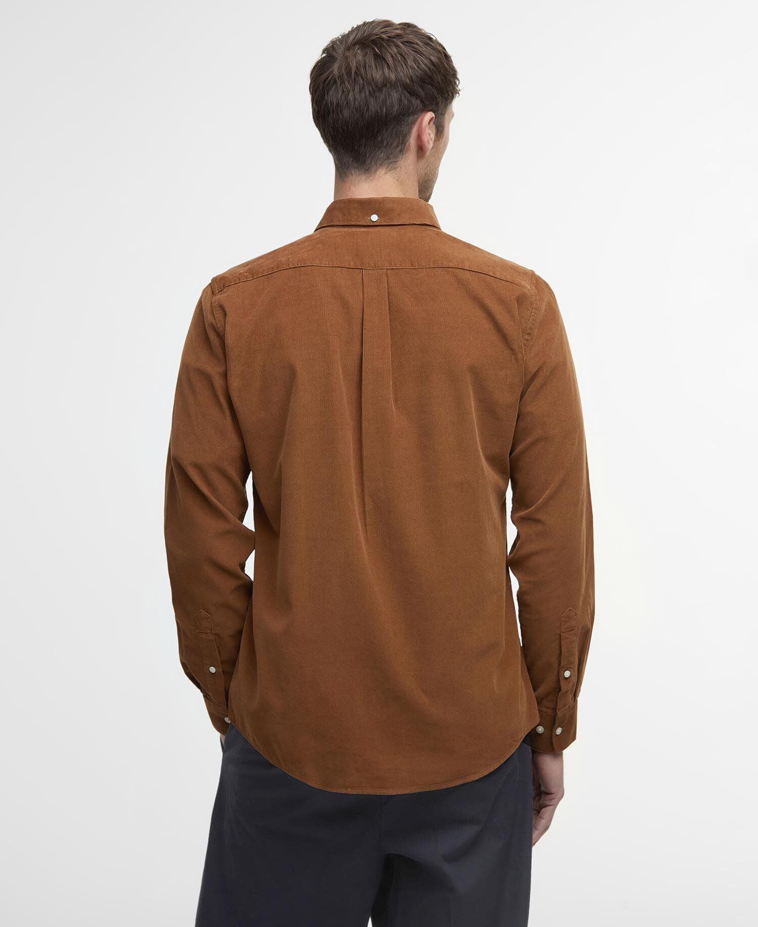 Barbour Ramsey Tailored Shirt Sandstone - back