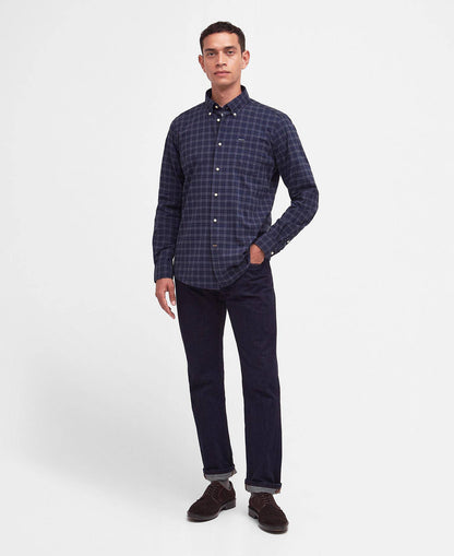 Barbour Lomond Tailored Long-Sleeved Shirt - Midnight Tartan MSH5023TN11_03getthelook