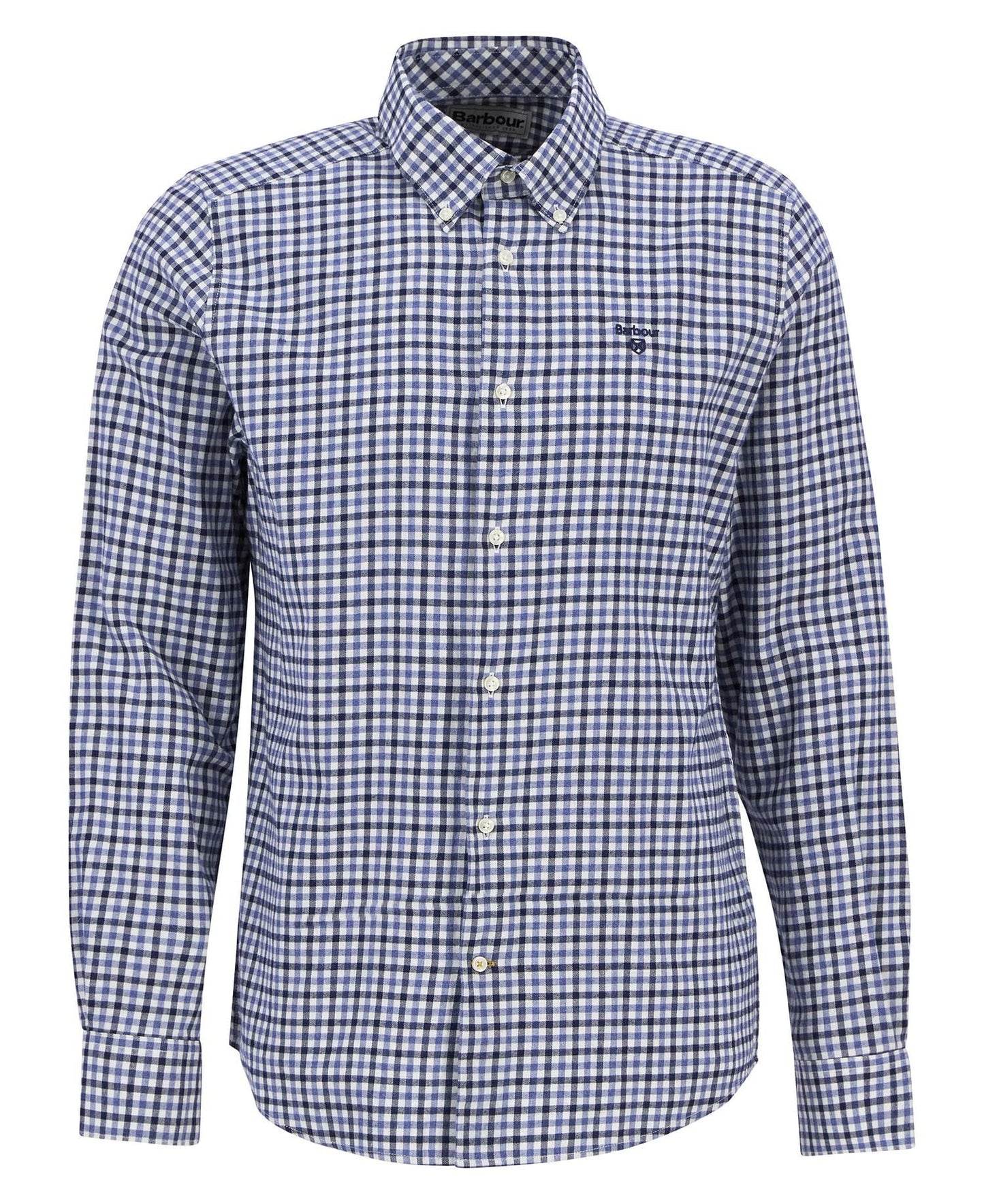 Barbour Finkle Tailored Shirt Navy - flat