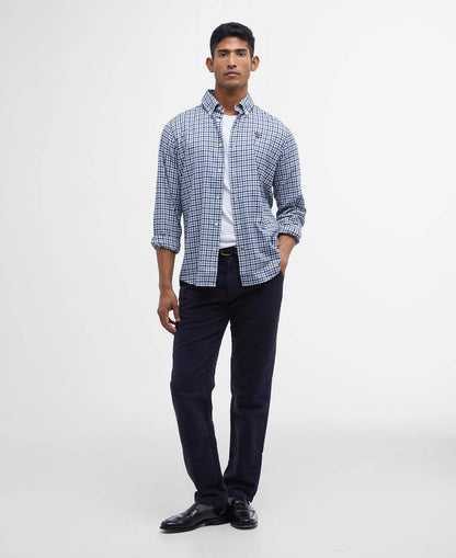 Barbour Finkle Tailored Long-Sleeved Shirt - Classic Navy MSH5242NY91_03getthelook