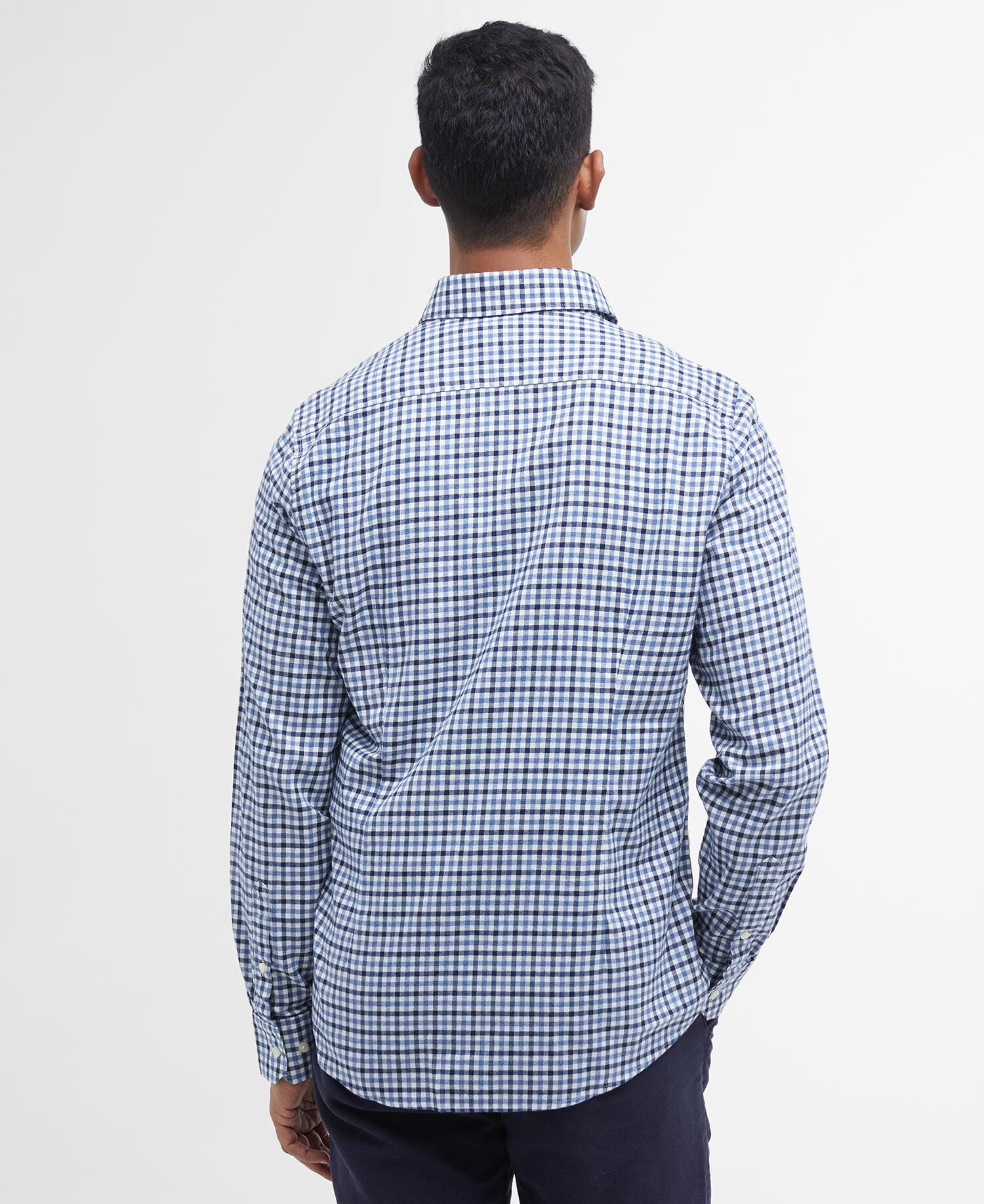 Barbour Finkle Tailored Shirt Navy - back