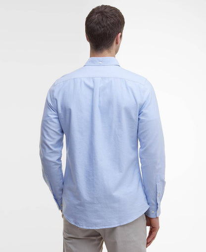 Barbour Oxford Tailored Long-Sleeved Shirt - Sky MSH5301BL32_04back