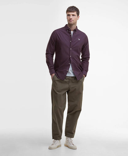 Barbour Oxford Tailored Long-Sleeved Shirt - Fig MSH5301PU98_03getthelook