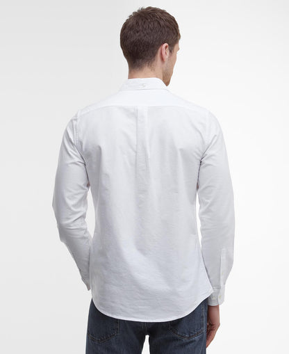 Barbour Oxford Tailored Shirt White - back