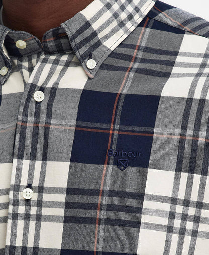 Barbour Edgar Tailored Long-Sleeved Shirt - Classic Navy MSH5355NY91_05detailb