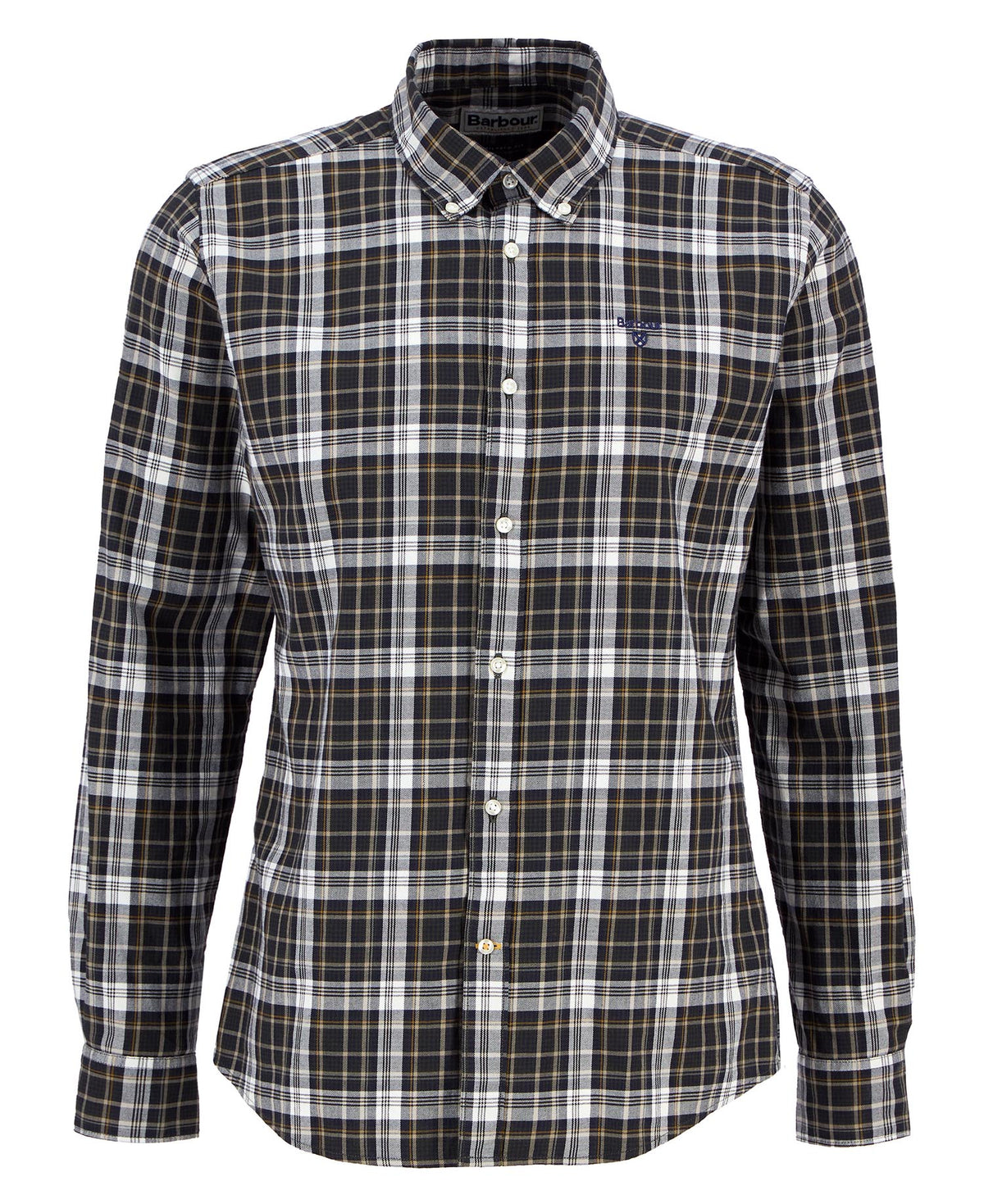 Barbour Mosswood Tailored Shirt - Olive MSH5659OL51_02flat