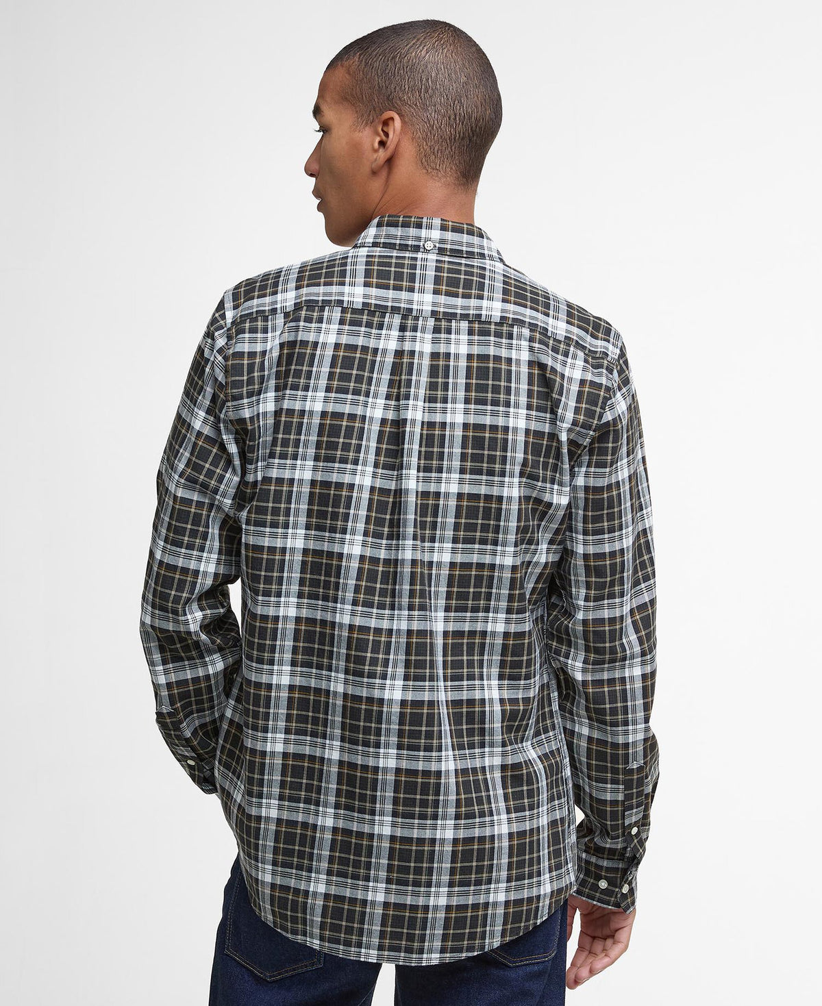 Barbour Mosswood Tailored Shirt - Olive MSH5659OL51_04back