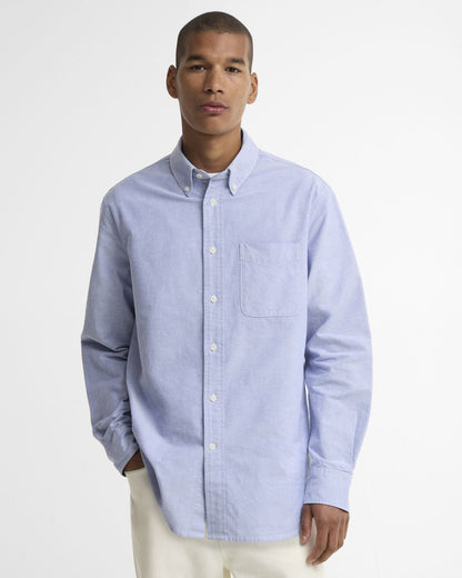 Barbour Authentic Oxford Shirt Blue - front