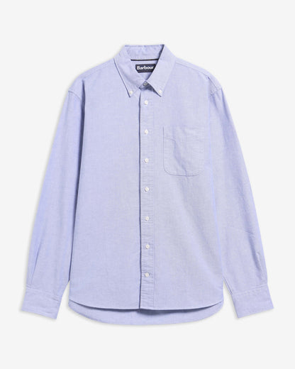 Barbour Authentic Oxford Shirt Blue - flat