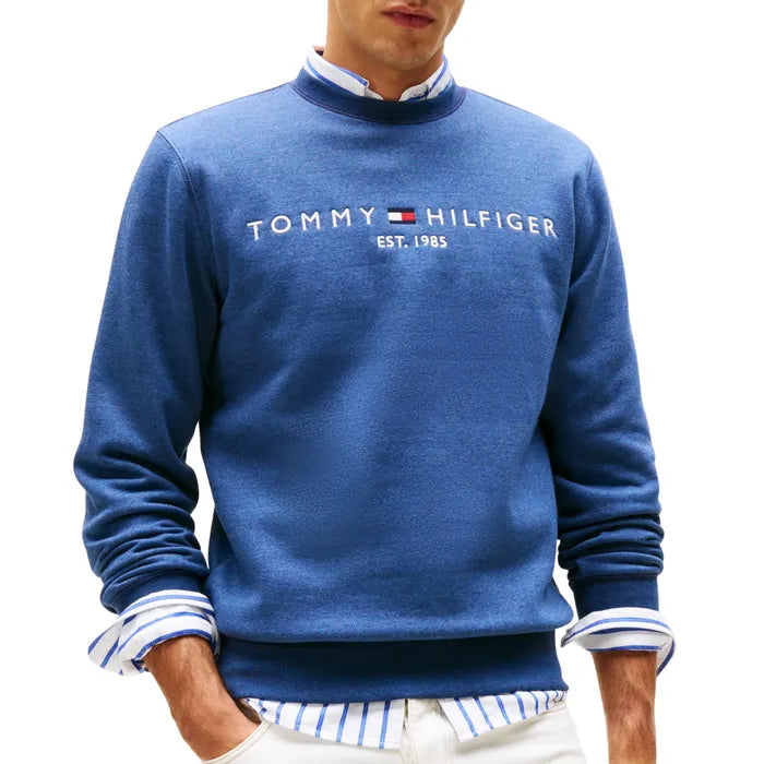 Tommy Hilfiger Tommy Logo Sweatshirt - Blue MW0MW11596-DVI-1
