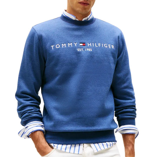 Tommy Hilfiger Tommy Logo Sweatshirt - Blue MW0MW11596-DVI-1