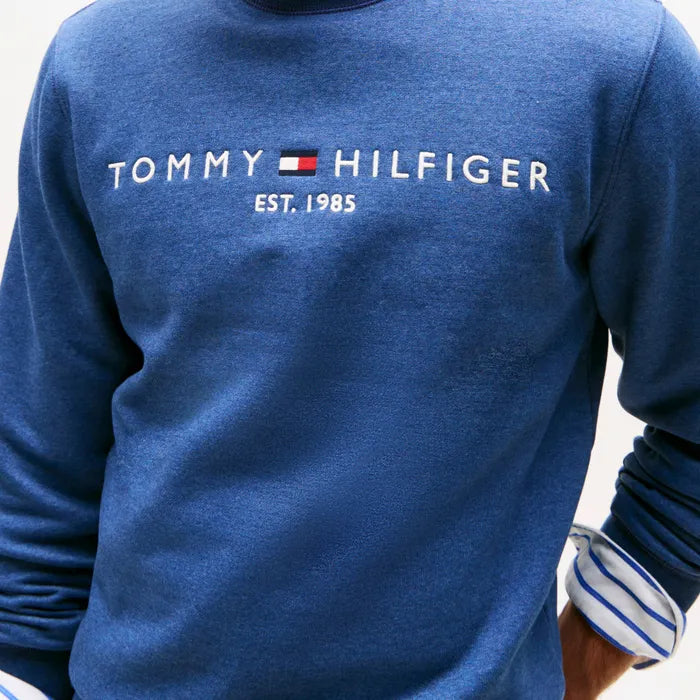 Tommy Hilfiger Tommy Logo Sweatshirt - Blue MW0MW11596-DVI-3