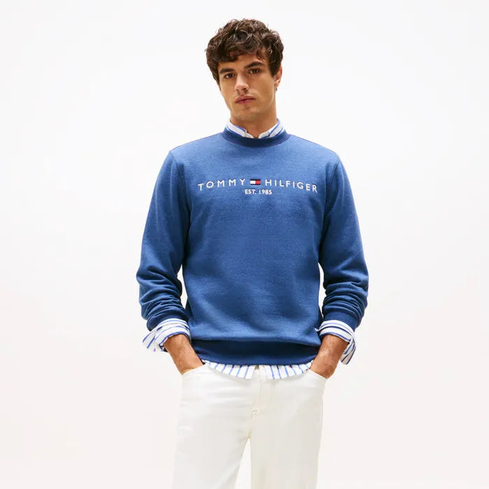 Tommy Hilfiger Tommy Logo Sweatshirt - Blue MW0MW11596-DVI-4