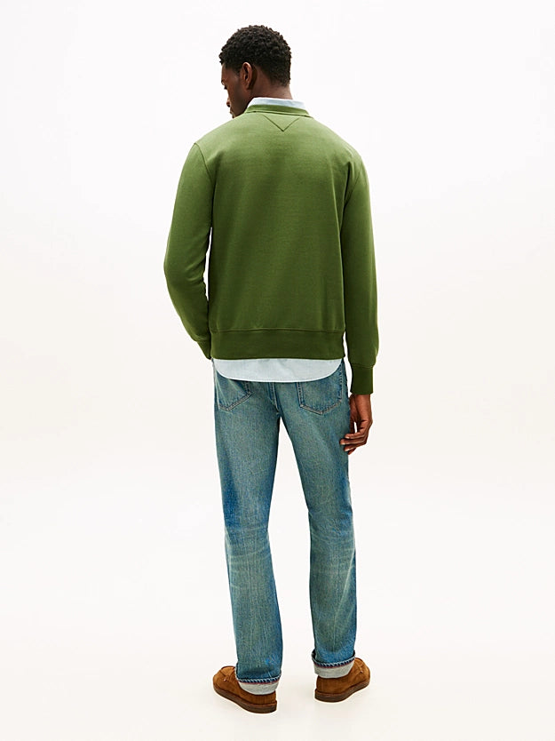 Tommy Hilfiger Logo Embroidery Flex Fleece Sweatshirt - Mountain Pine MW0MW11596_L01_alternate3