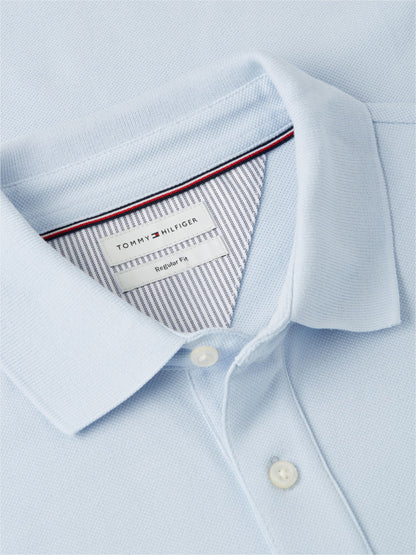 Tommy Hilfiger 1985 Regular Fit Pique Polo - Sky Blue MW0MW17770_C1O_alternate5_ay