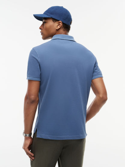 Tommy Hilfiger 1985 Regular Fit Pique Polo - Aegean Sea MW0MW17770_DBZ_alternate4_ay