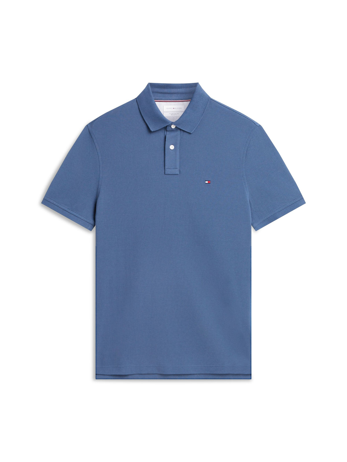 Tommy Hilfiger 1985 Regular Fit Pique Polo - Aegean Sea MW0MW17770_DBZ_main_ay
