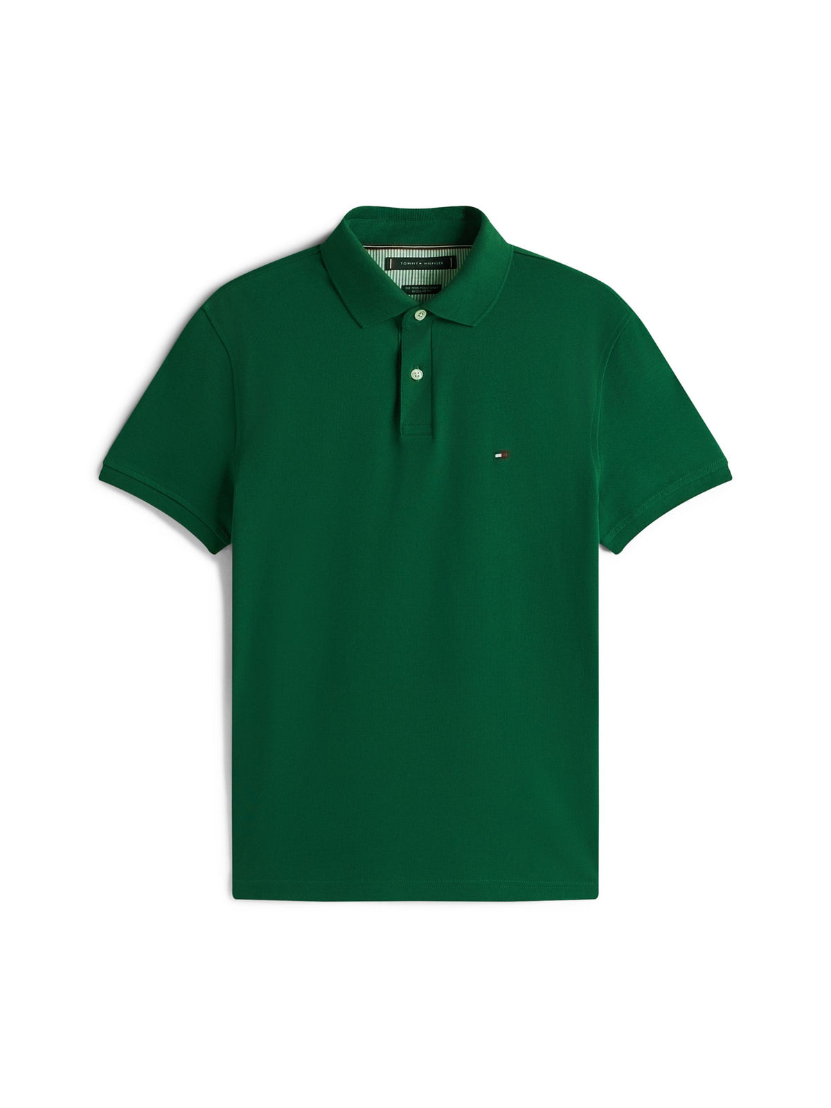 Tommy Hilfiger 1985 Regular Fit Pique Polo - Ornamental Green MW0MW17770_L6K_main_ay