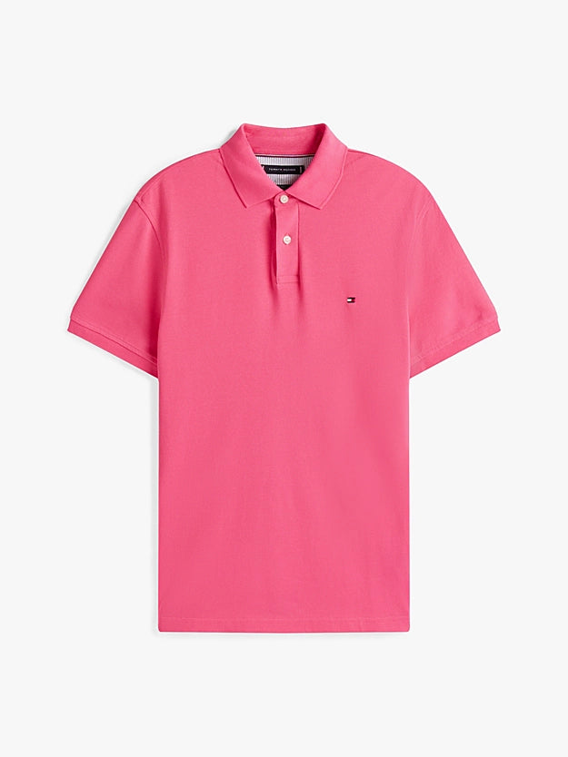 Tommy Hilfiger 1985 Regular Fit Polo Shirt - Pink Alert MW0MW17770_THW_alternate4