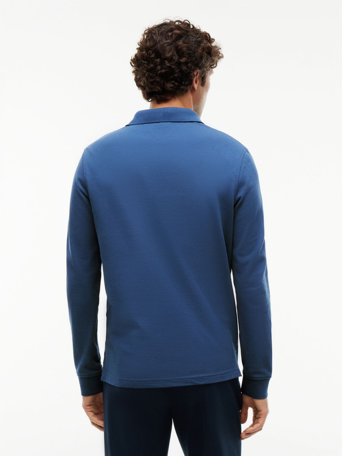 Tommy Hilfiger 1985 Long-Sleeve Polo - Aegean Sea MW0MW20183_DBZ_alternate4_ay