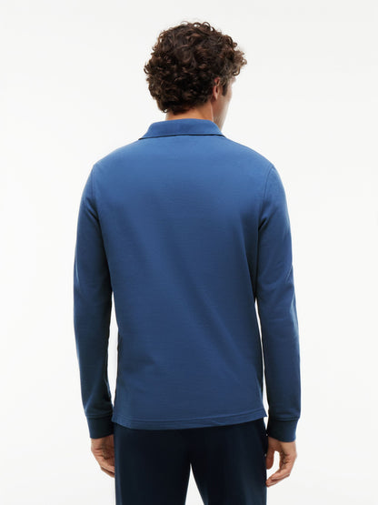 Tommy Hilfiger 1985 Long-Sleeve Polo - Aegean Sea MW0MW20183_DBZ_alternate4_ay