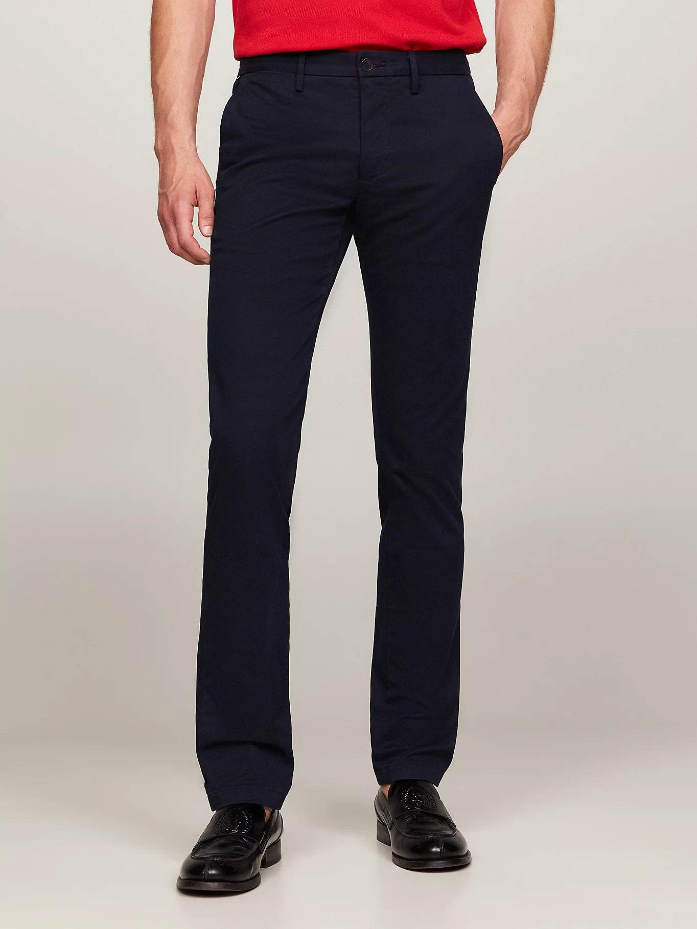 Tommy Hilfiger Bleecker Stretch Cotton Chinos - Desert Sky MW0MW28883_DW5_main