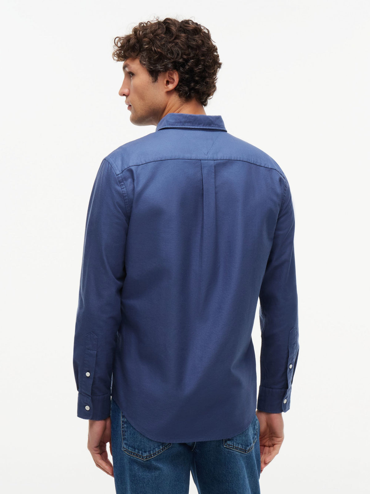 Tommy Hilfiger Heritage Oxford Shirt - Aegean Sea MW0MW35774_0GY_alternate5_ay