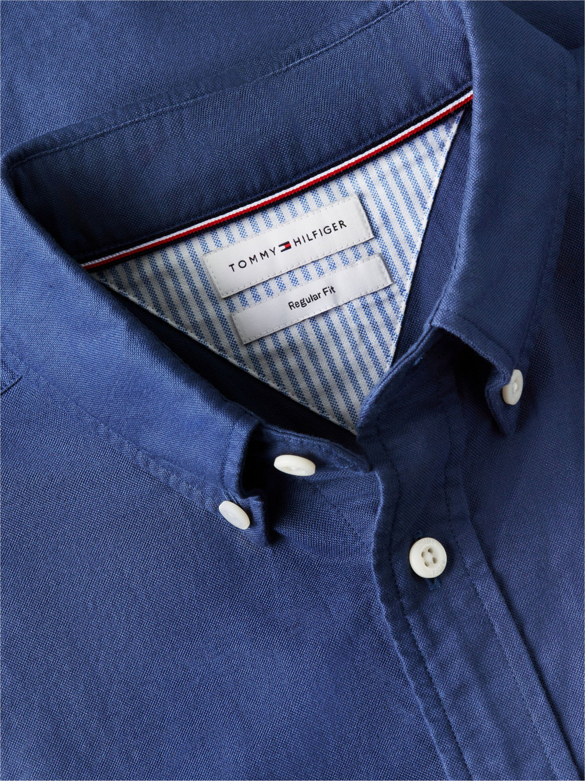 Tommy Hilfiger Heritage Oxford Shirt - Aegean Sea MW0MW35774_0GY_alternate6_ay