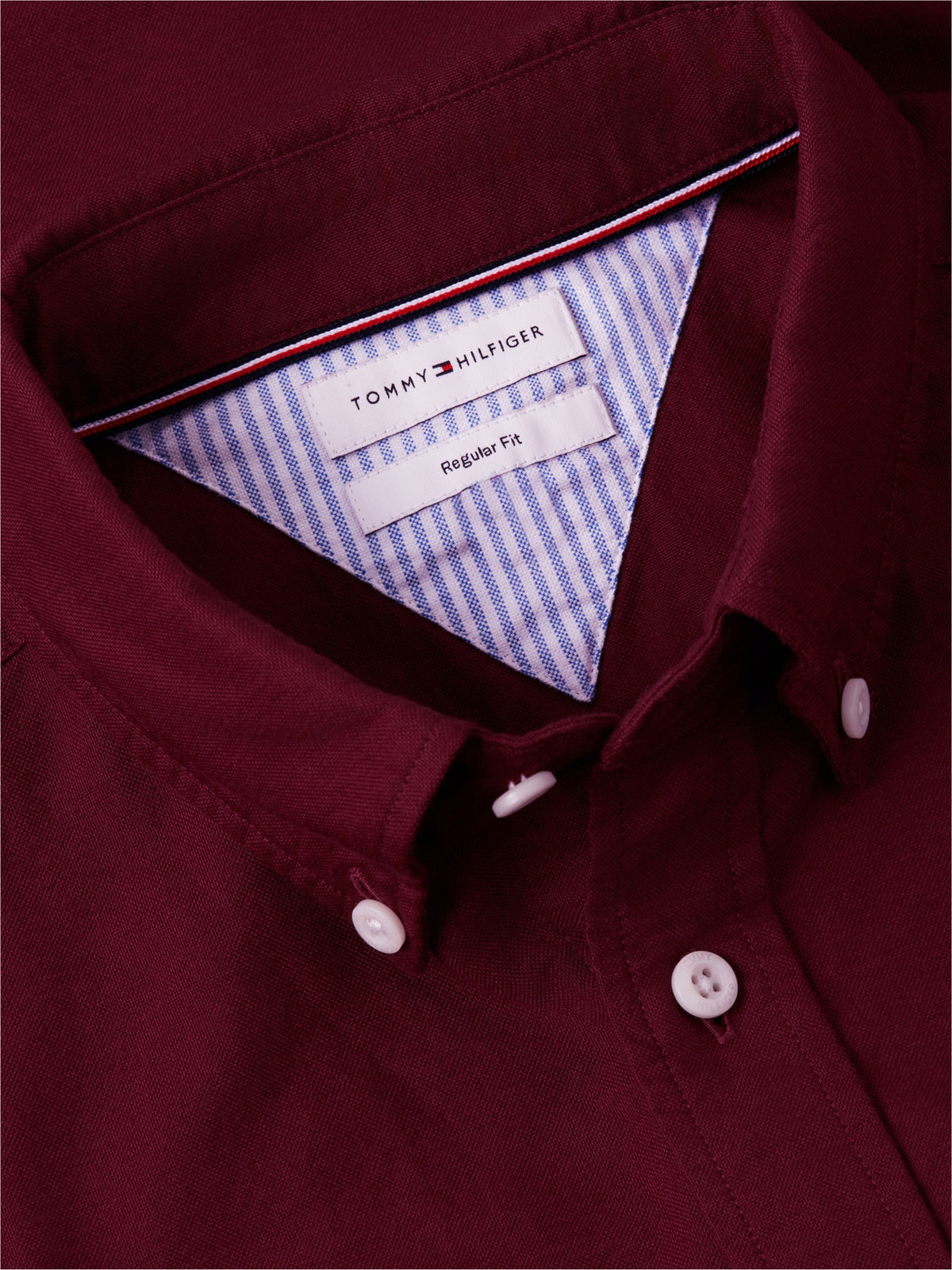 Tommy Hilfiger Heritage Oxford Shirt - Burgundy MW0MW35774_0KP_alternate5_ay
