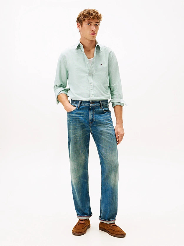 Tommy Hilfiger Regular Fit Button-Down Collar Oxford Shirt - Nouveau Green MW0MW35774_L4F_alternate2