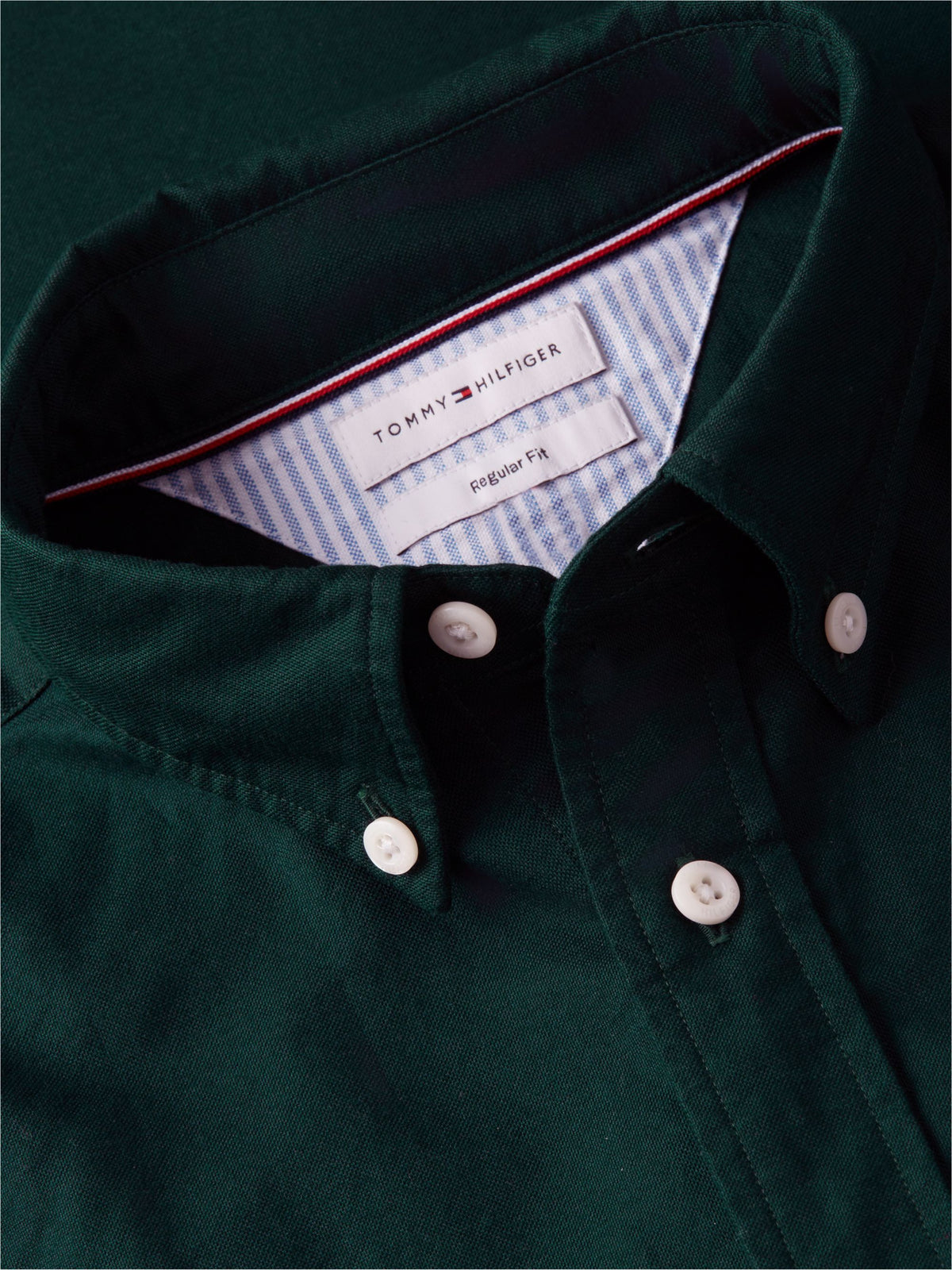 Tommy Hilfiger Heritage Oxford Shirt - Hunter Green MW0MW35774_MBP_alternate5_ay