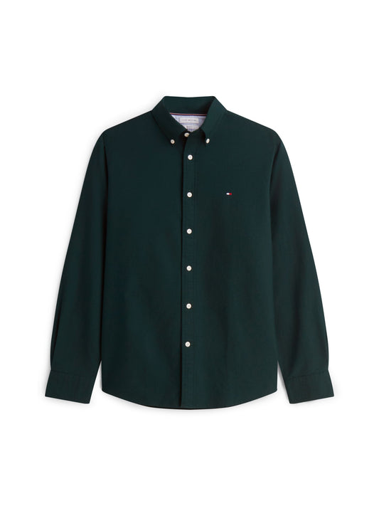 Tommy Hilfiger Heritage Oxford Shirt - Hunter Green MW0MW35774_MBP_main_ay