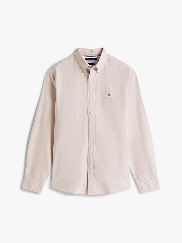 Tommy Hilfiger Regular Fit Button-Down Collar Oxford Shirt - Safari Canvas MW0MW35774_RBC_alternate4