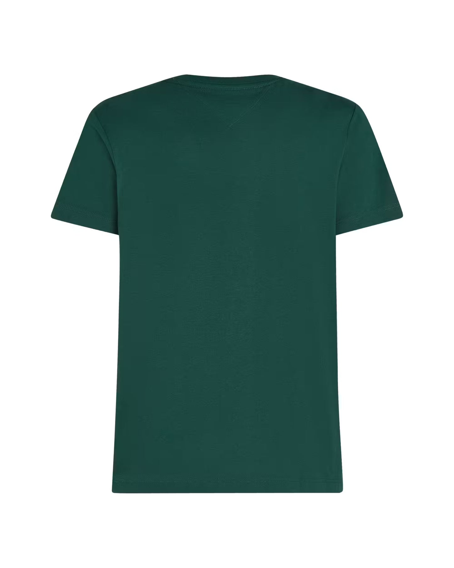 Tommy Hilfiger Rib-Knit Logo Insert Crew Neck T-Shirt - Ornamental green MW0MW36498L6K_B_C5301