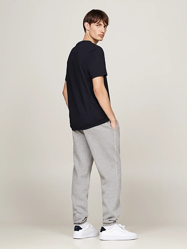 Tommy Hilfiger Rib-Knit Logo Insert Crew Neck T-Shirt - Desert Sky MW0MW36498_DW5_alternate5