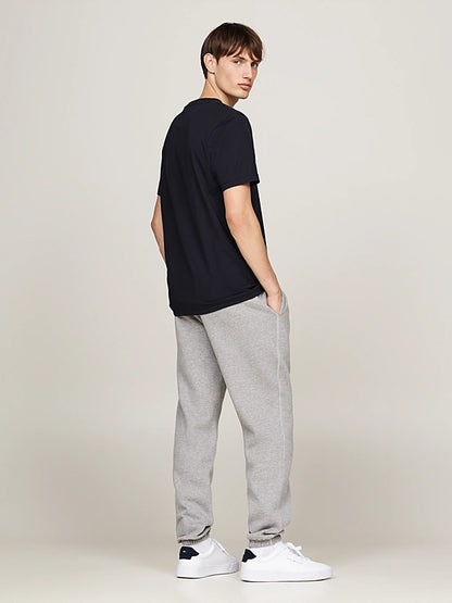 Tommy Hilfiger Rib-Knit Logo Insert Crew Neck T-Shirt - Desert Sky MW0MW36498_DW5_alternate5
