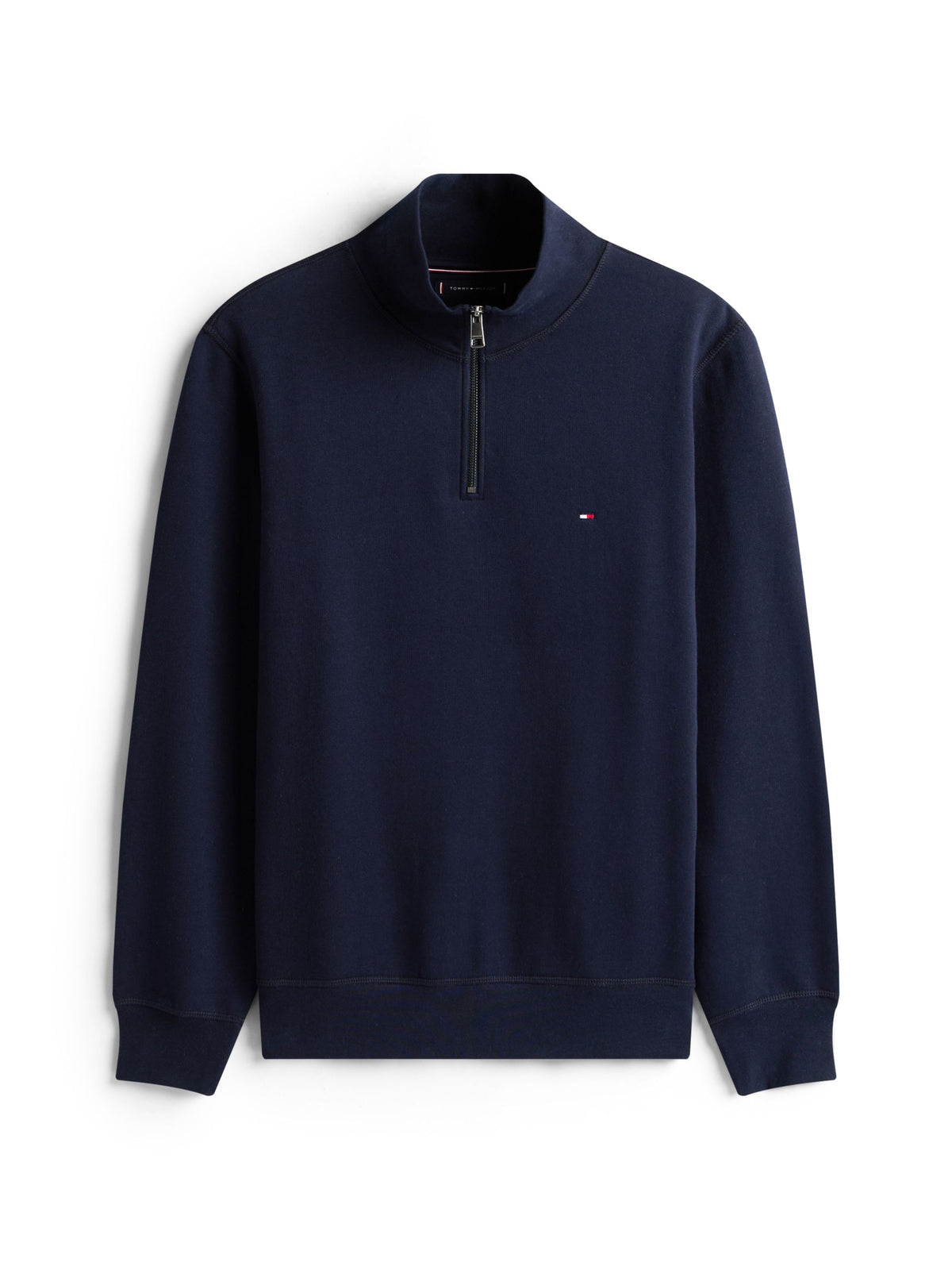 Tommy Hilfiger Essential Fleece Quarter-Zip Sweatshirt - Navy MW0MW37233_DW5_main_ay