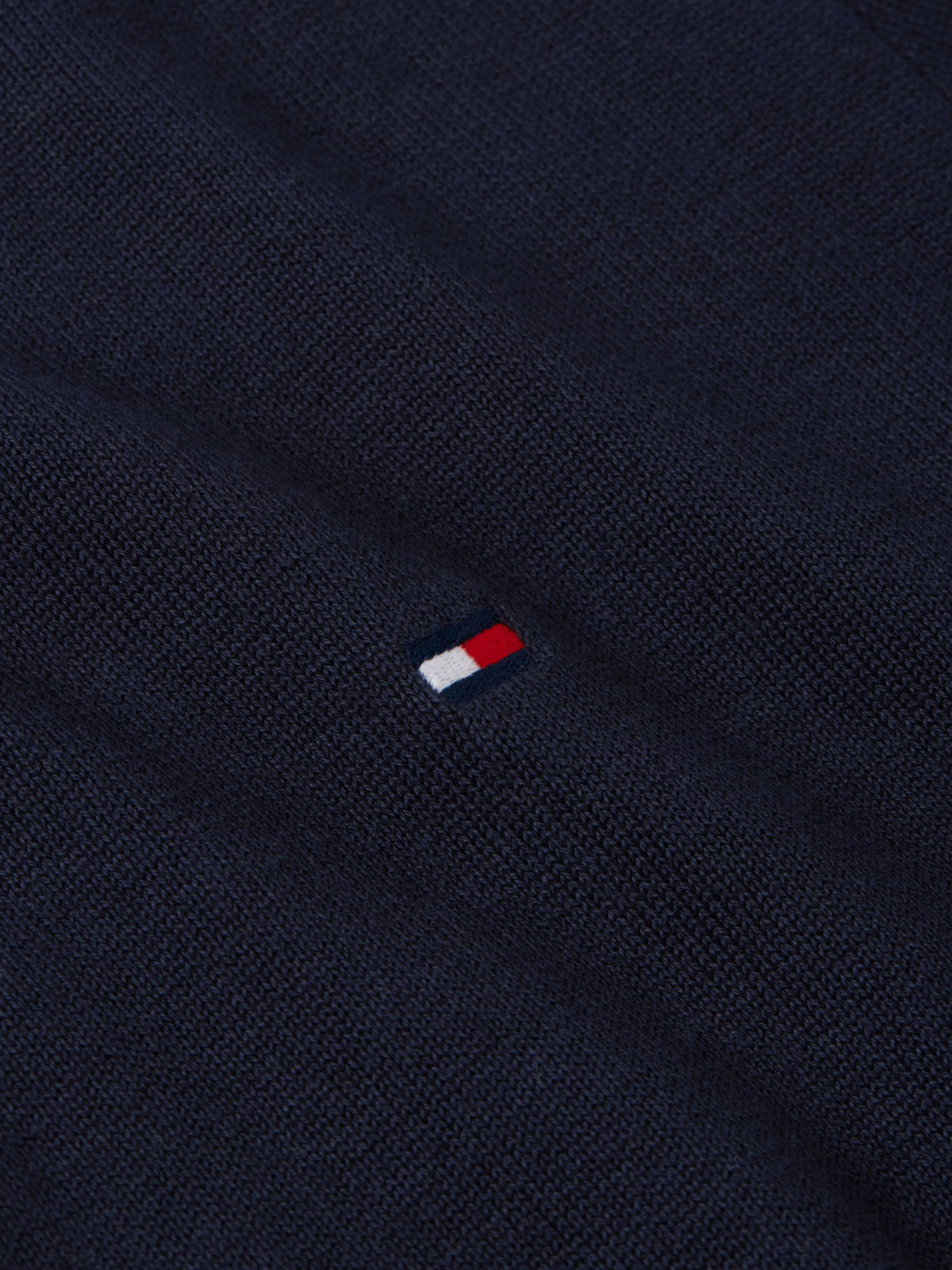 Tommy Hilfiger Essential Cotton Zip Mock Jumper - Navy MW0MW37331_DW5_alternate5_ay